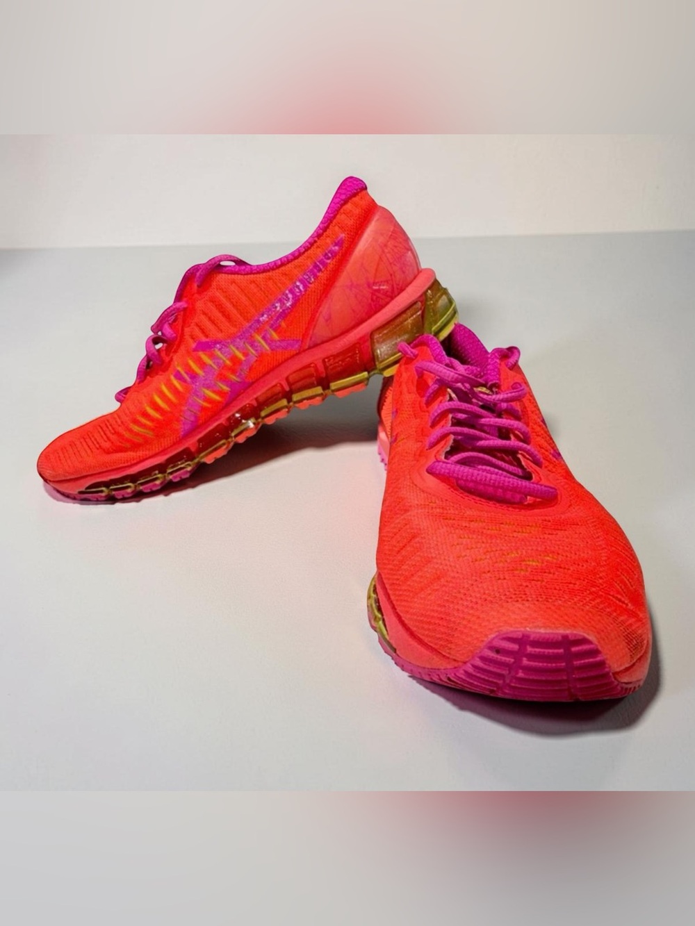 ASICS GEL-Quantum 360 Women’s Size 9.5 Neon Coral Pink Running Sneakers